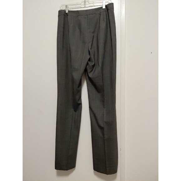 Lafayette 148 New York Women's Dress Pants Wool Wide Leg Grey Size 6  30x33 - Picture 4 of 7